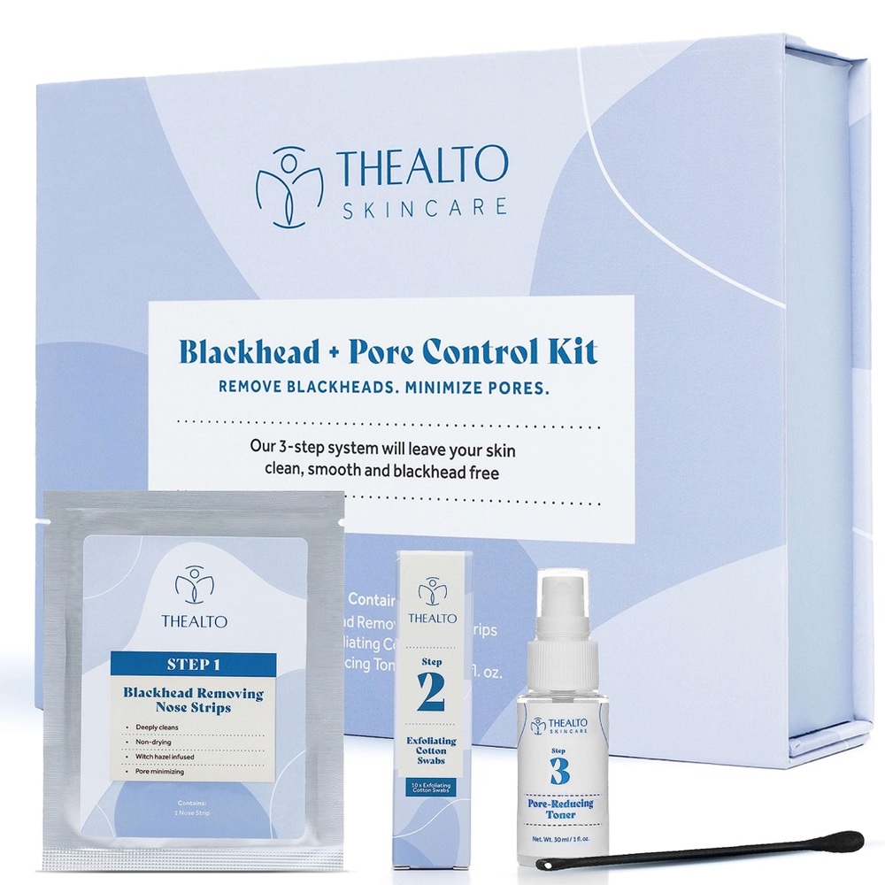 Thealto Blackhead & Pore Control Kit 
3 step system
